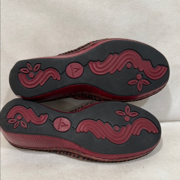 NEW - CLARKS LEATHER MULES CLOGS WITH 2-1/2” HEEL (sz 6) - Picture 7 of 8